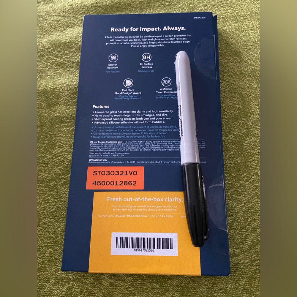 Phone Glass Protector, One Available 
Great Items to Add to Your Bundle